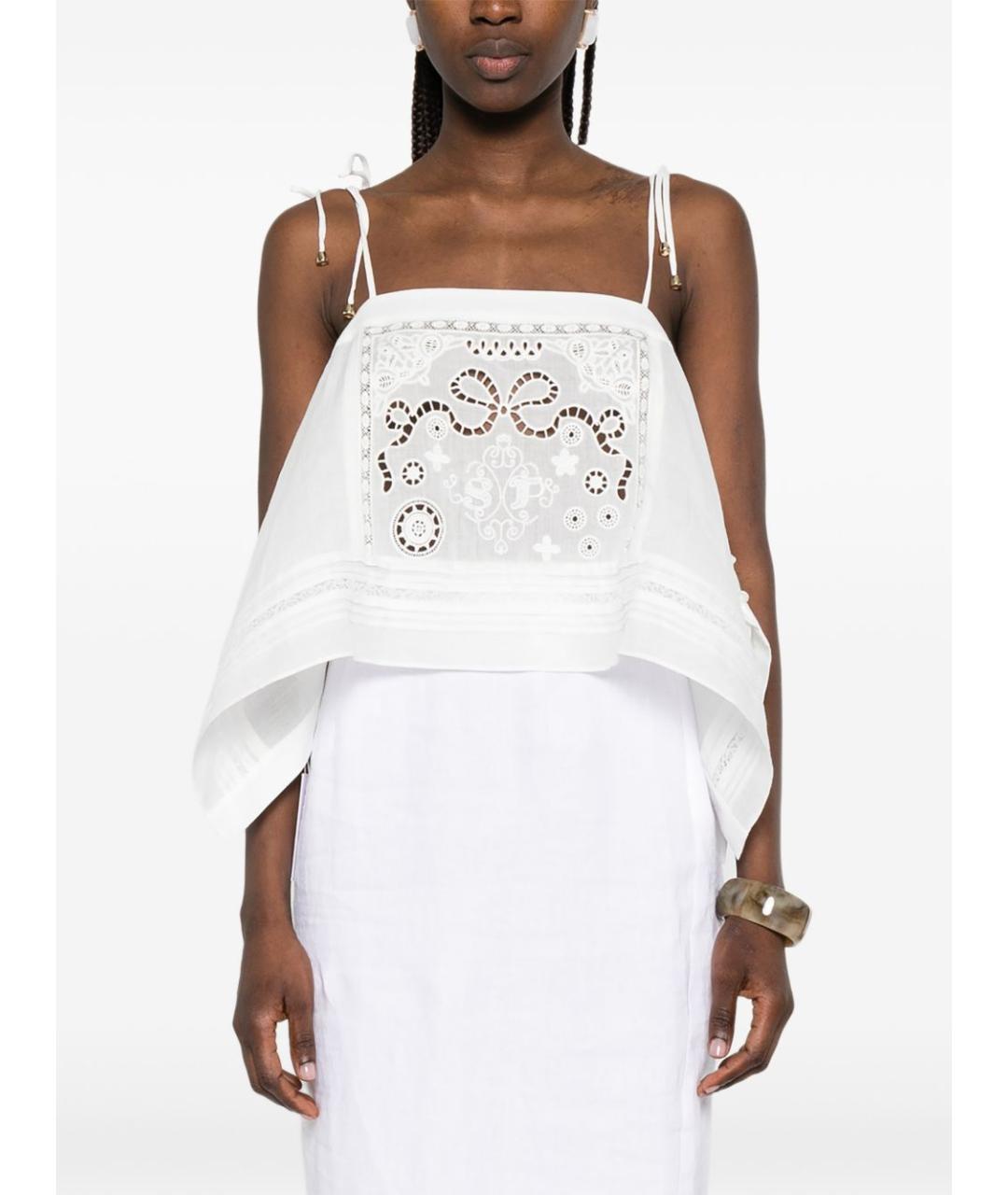 SELF-PORTRAIT Белая майка, фото 5