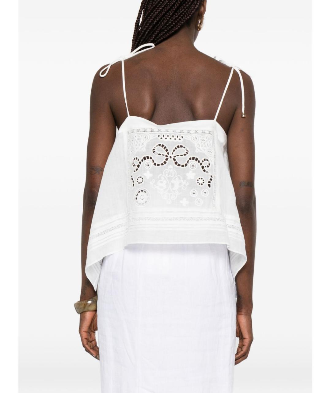 SELF-PORTRAIT Белая майка, фото 4