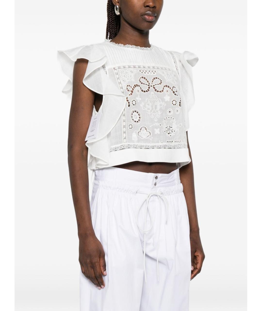 SELF-PORTRAIT Белая футболка, фото 2