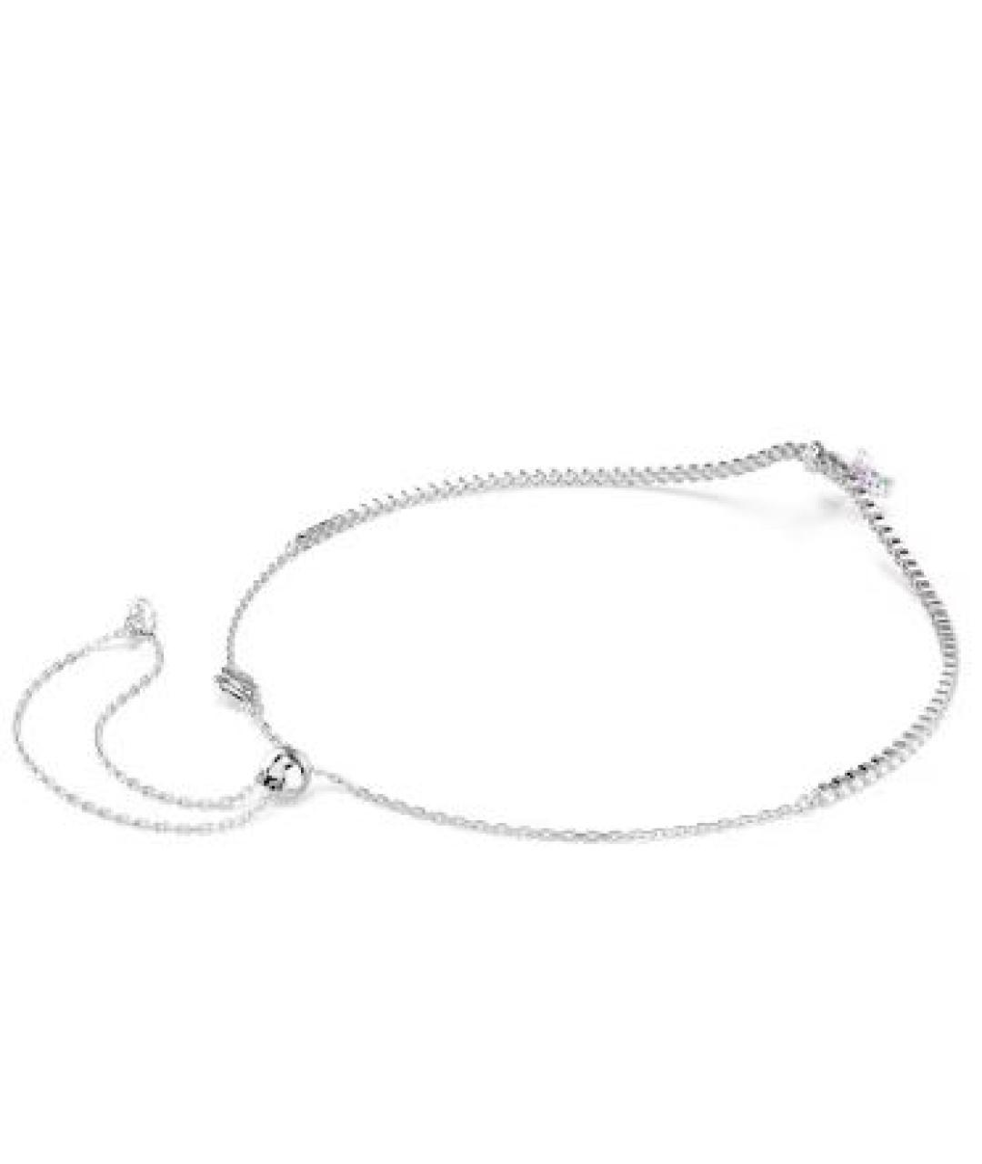 SWAROVSKI Серебряное латунное колье, фото 2