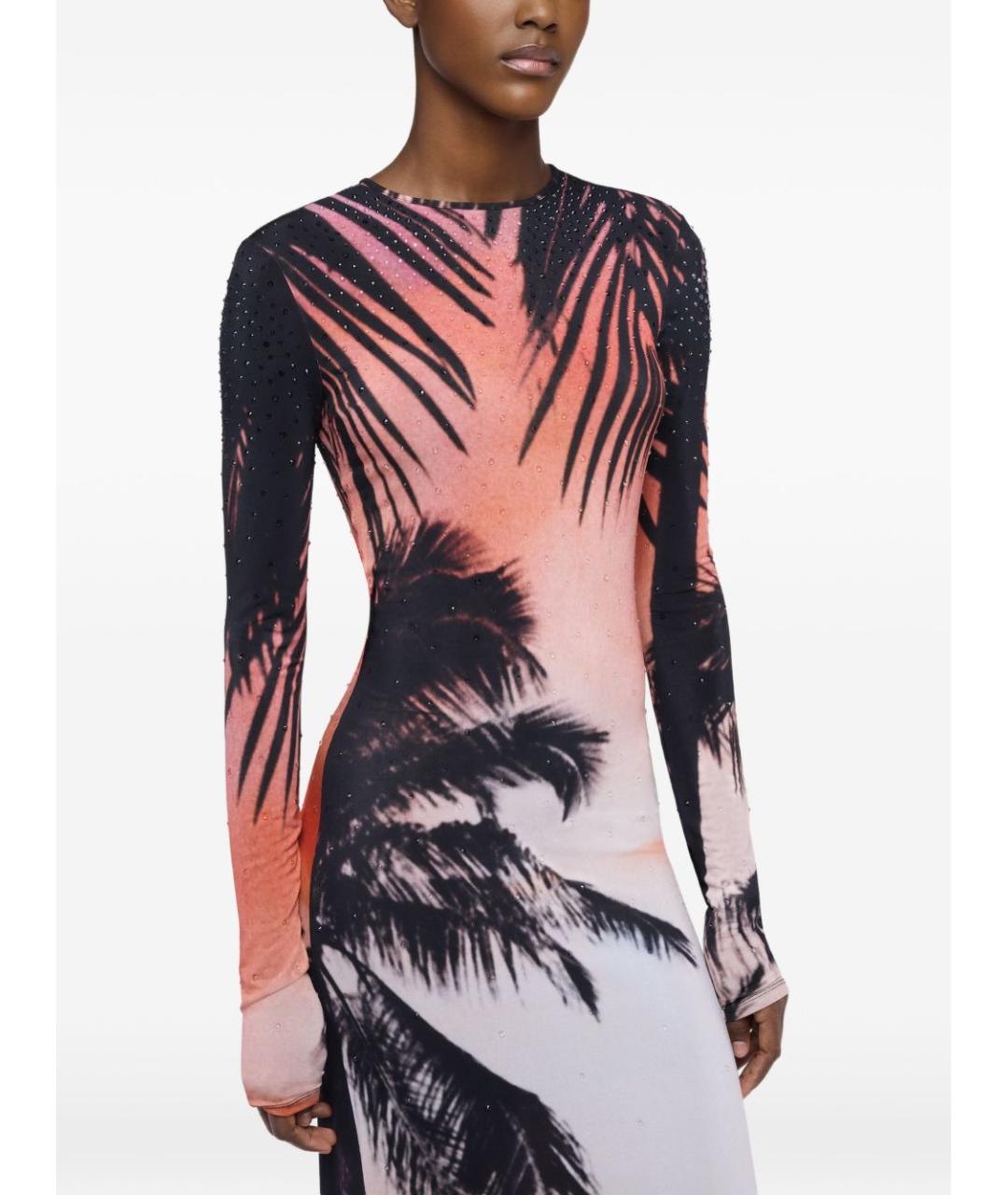 PACO RABANNE Мульти вискозное повседневное платье, фото 3