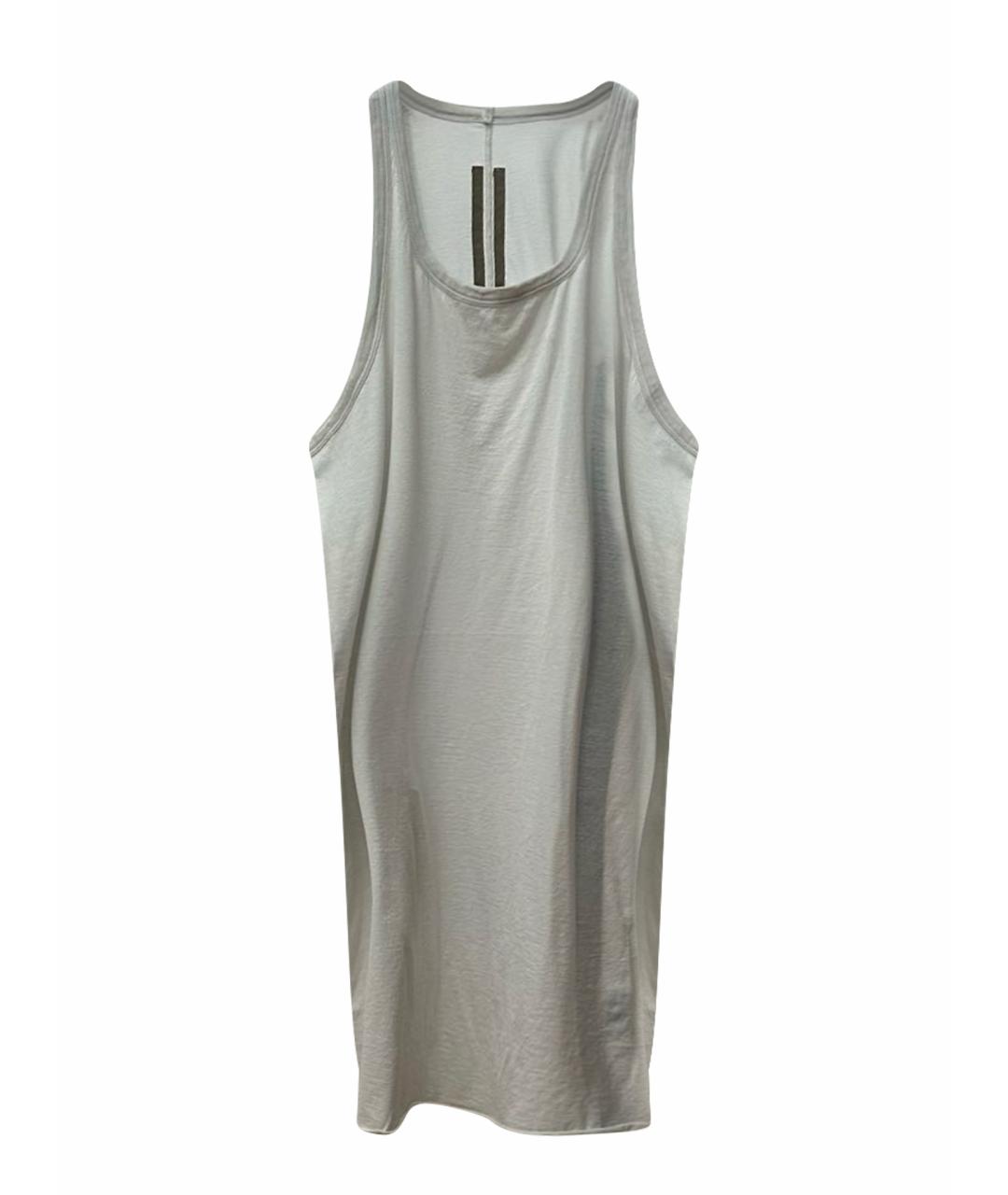 RICK OWENS DRKSHDW Белая хлопковая майка, фото 1