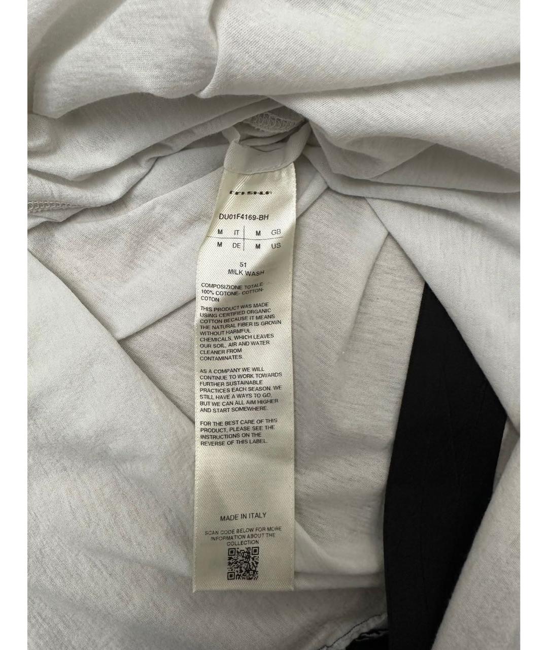 RICK OWENS DRKSHDW Белая хлопковая майка, фото 3