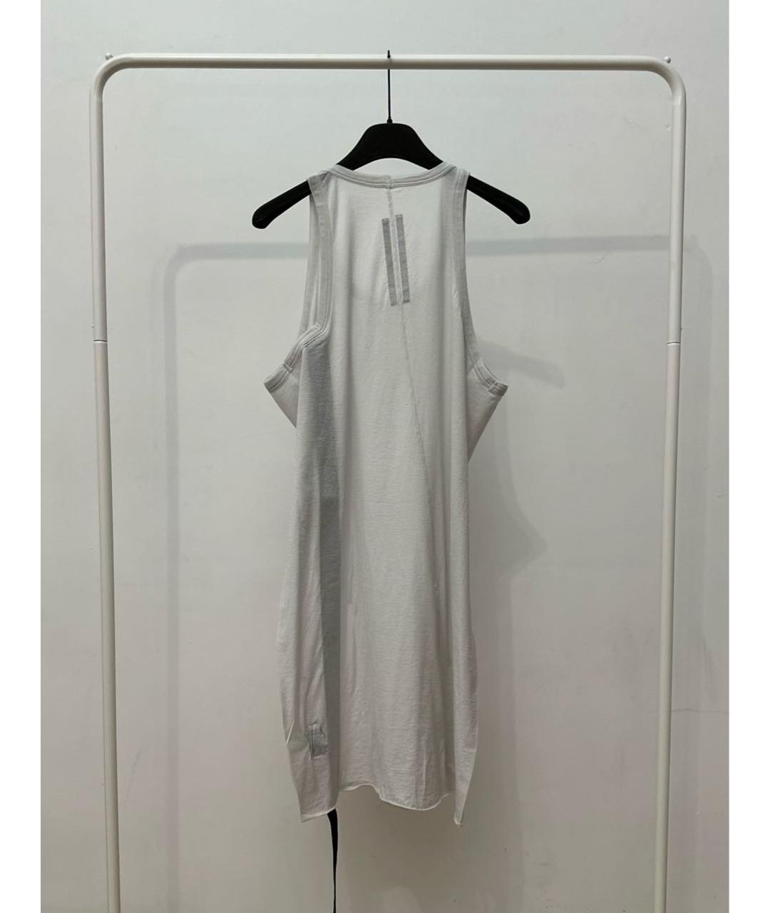 RICK OWENS DRKSHDW Белая хлопковая майка, фото 2