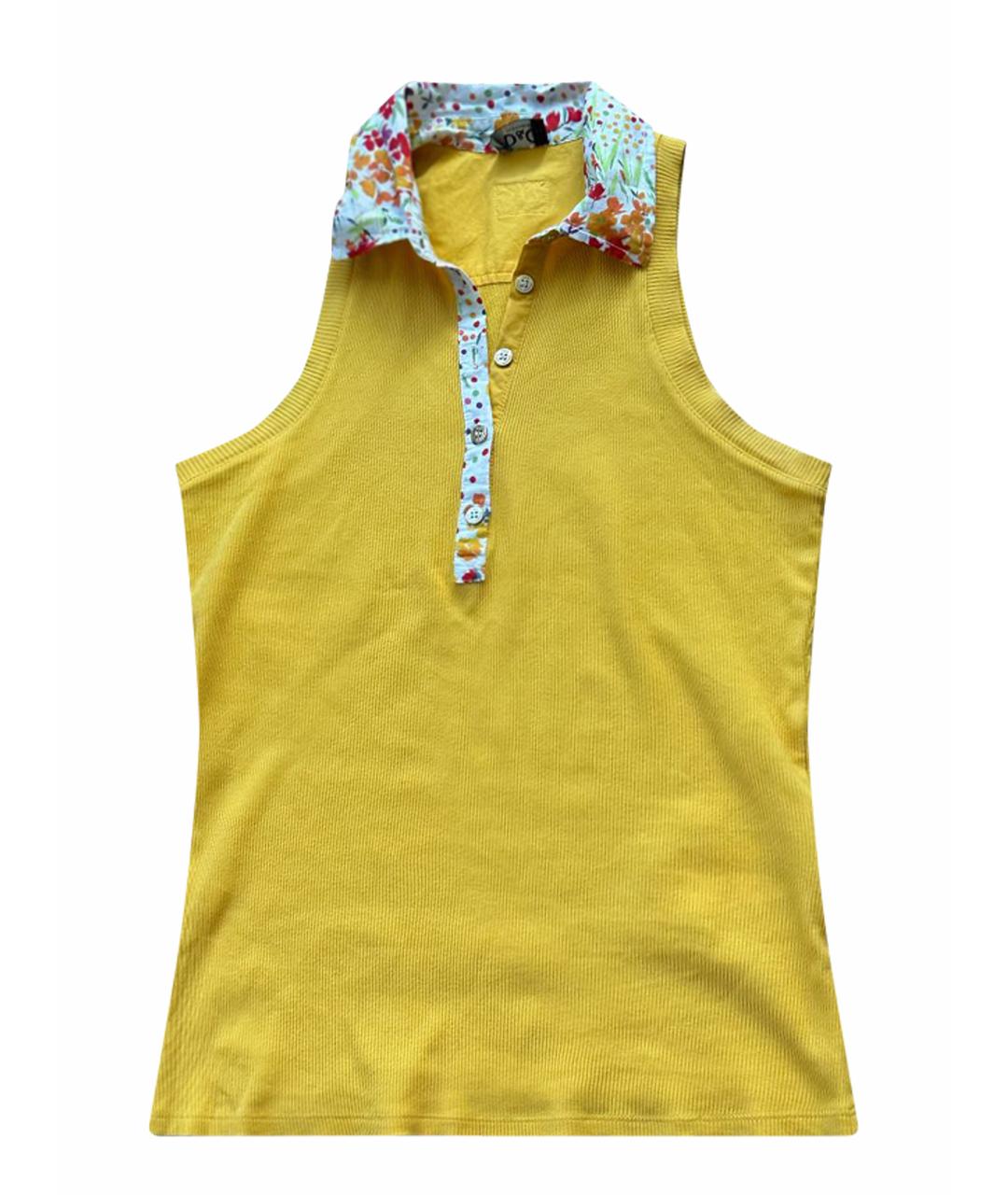 DOLCE&GABBANA Желтая майка, фото 1