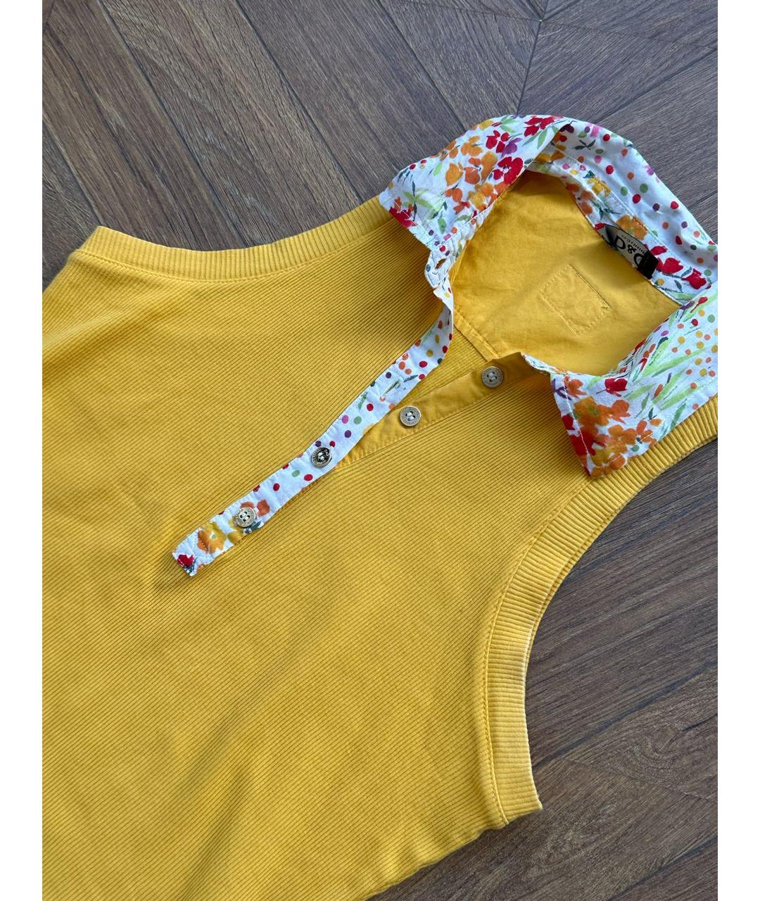 DOLCE&GABBANA Желтая майка, фото 2