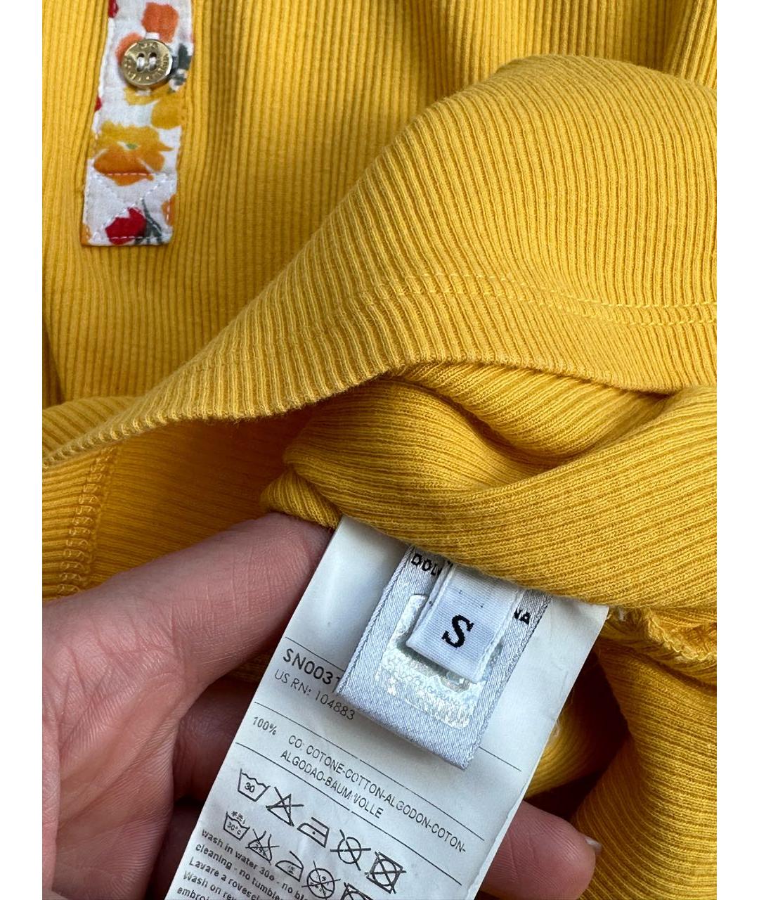 DOLCE&GABBANA Желтая майка, фото 4