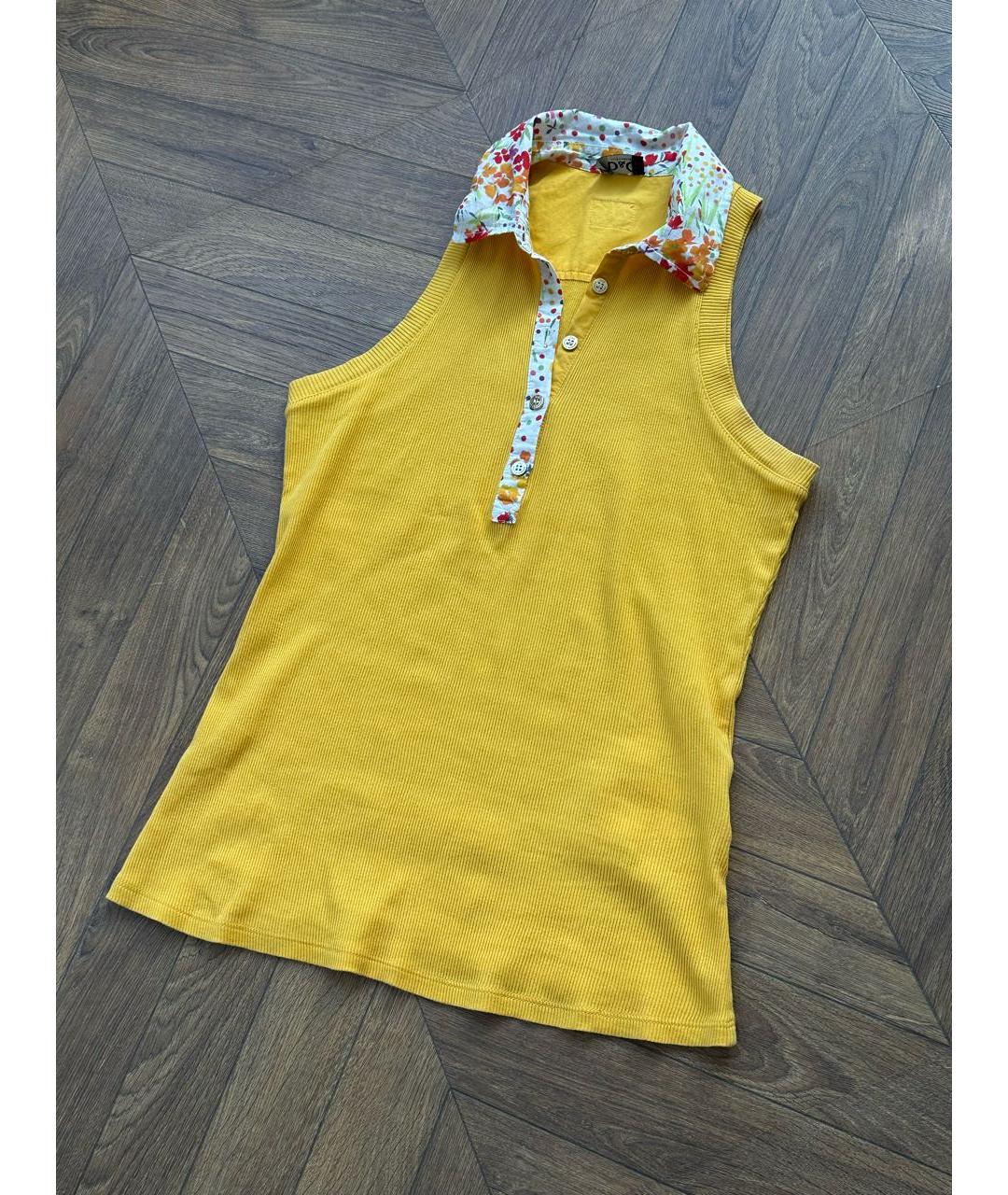 DOLCE&GABBANA Желтая майка, фото 5