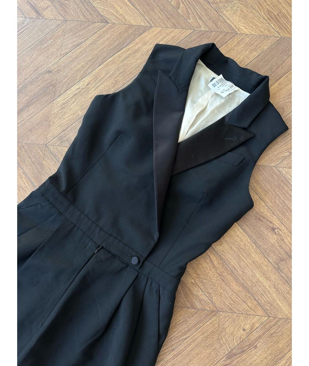 ALEXANDER MCQUEEN Черное коктейльное платье, фото 2