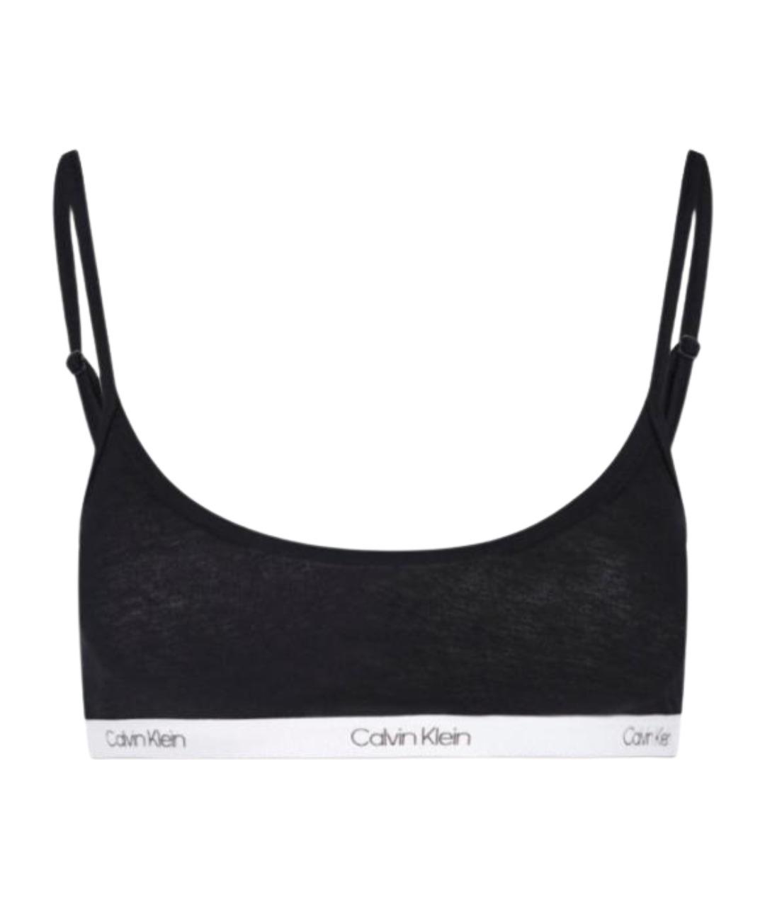 CALVIN KLEIN Черный бюстгалтеры, фото 1