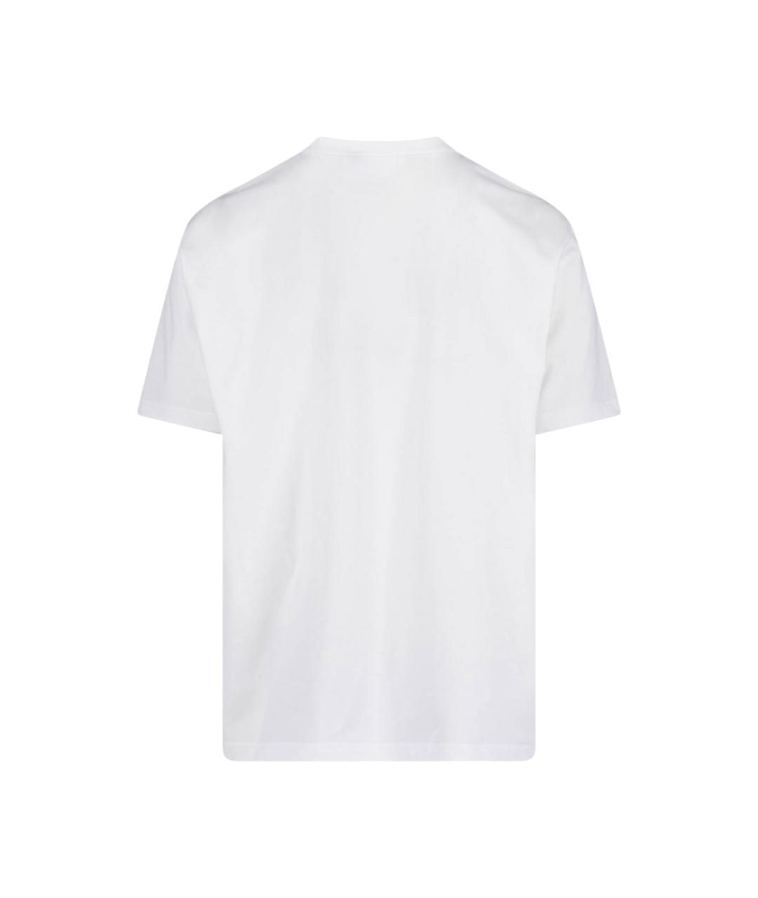 JUNYA WATANABE Белая хлопковая футболка, фото 2