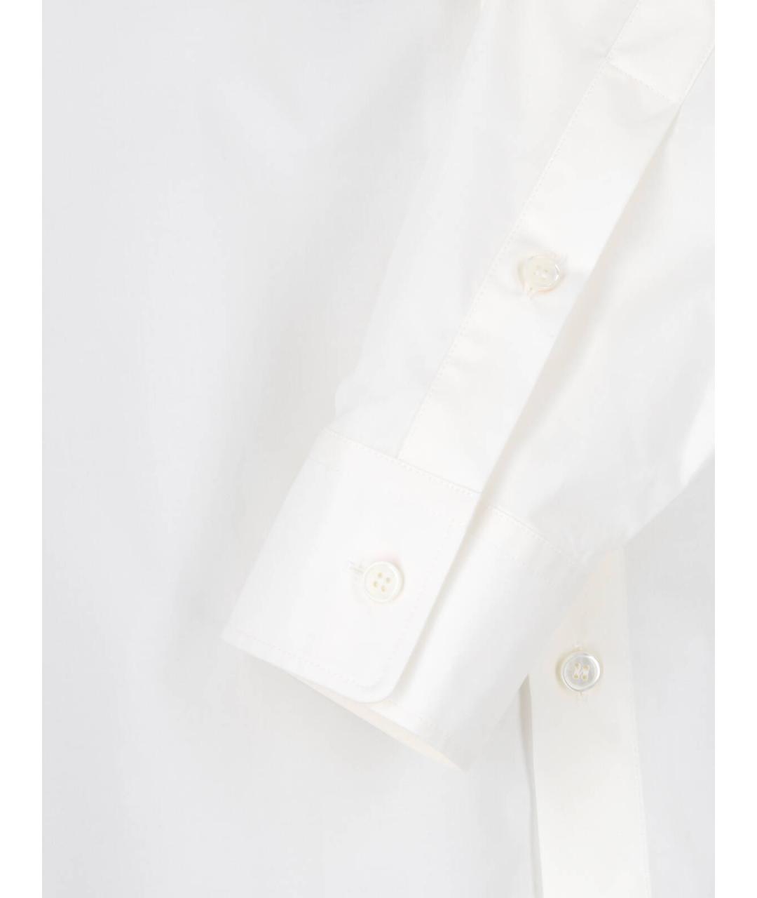 MM6 MAISON MARGIELA Белая хлопковая рубашка, фото 5