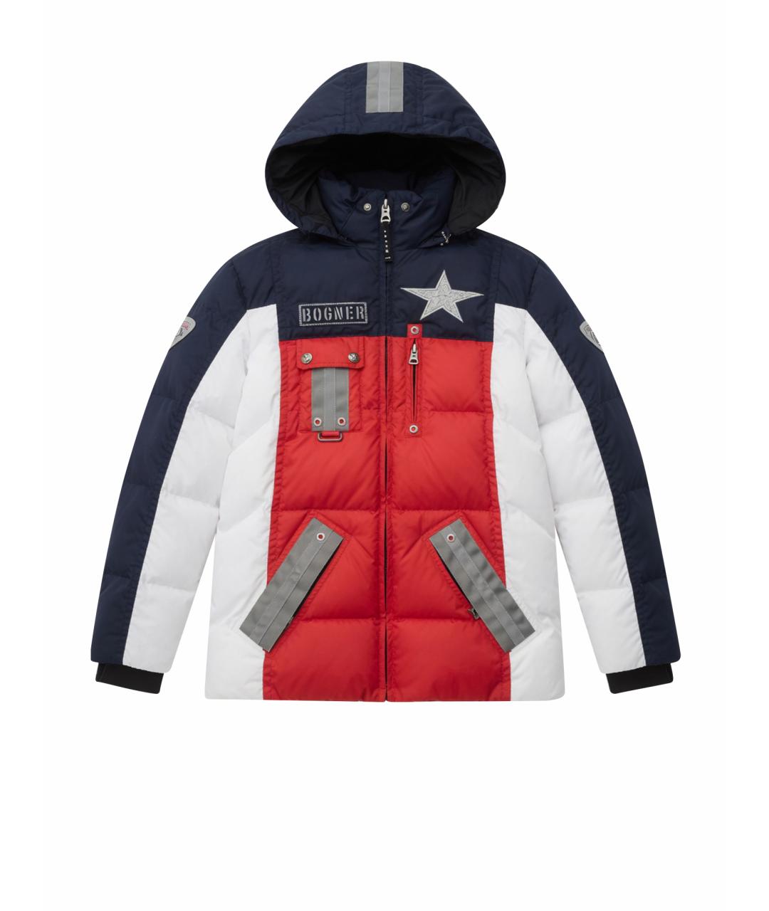 BOGNER Черный полиэстеровый пуховик, фото 1