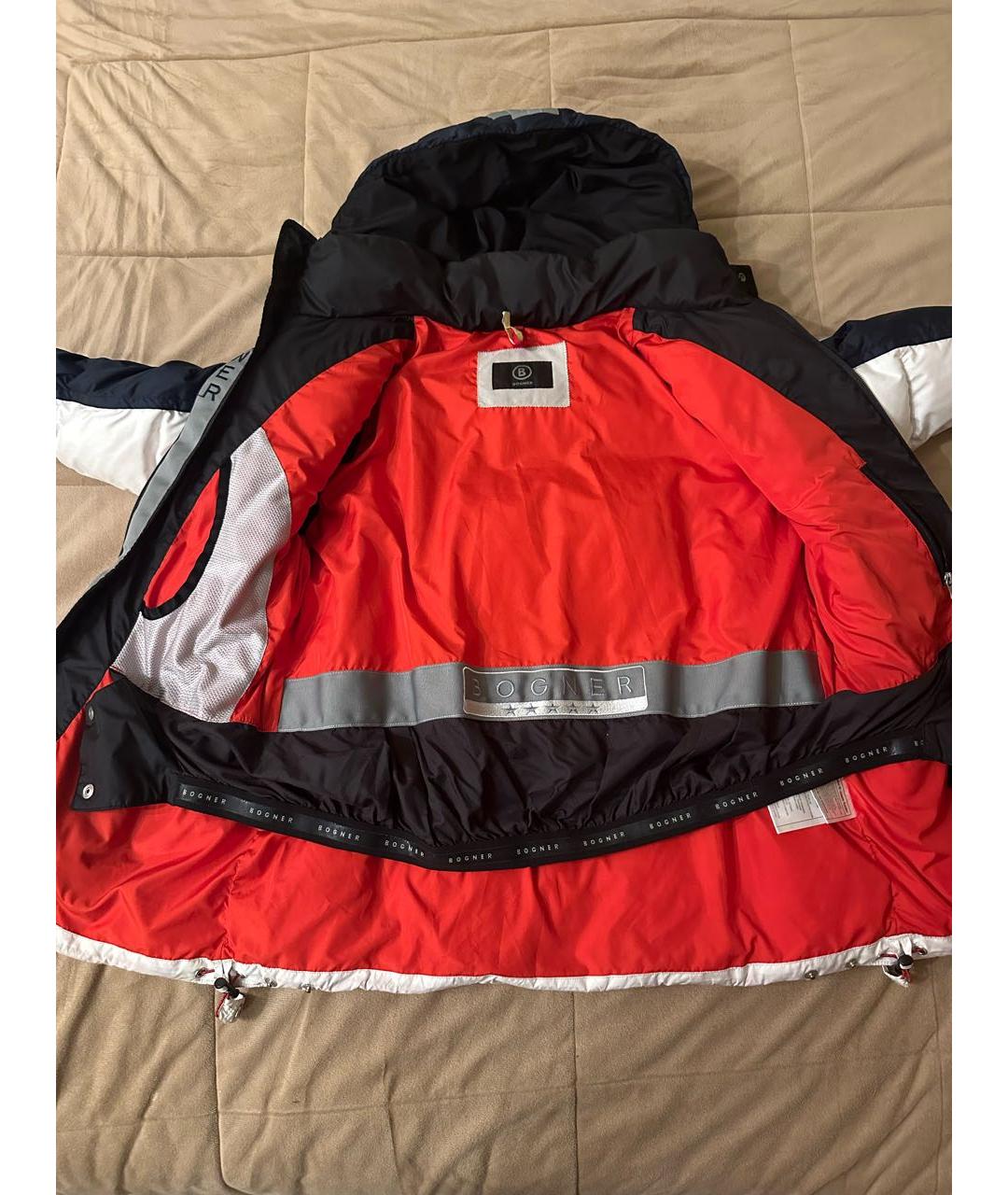 BOGNER Черный полиэстеровый пуховик, фото 3