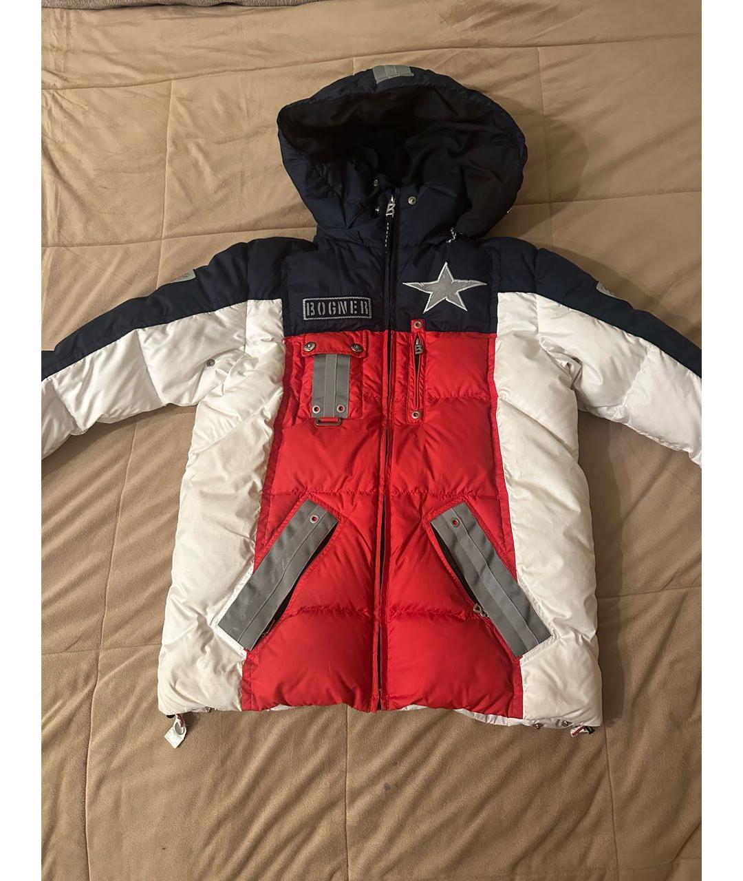 BOGNER Черный полиэстеровый пуховик, фото 7