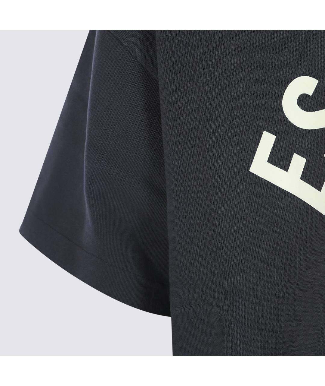 FEAR OF GOD ESSENTIALS Черная хлопковая футболка, фото 4
