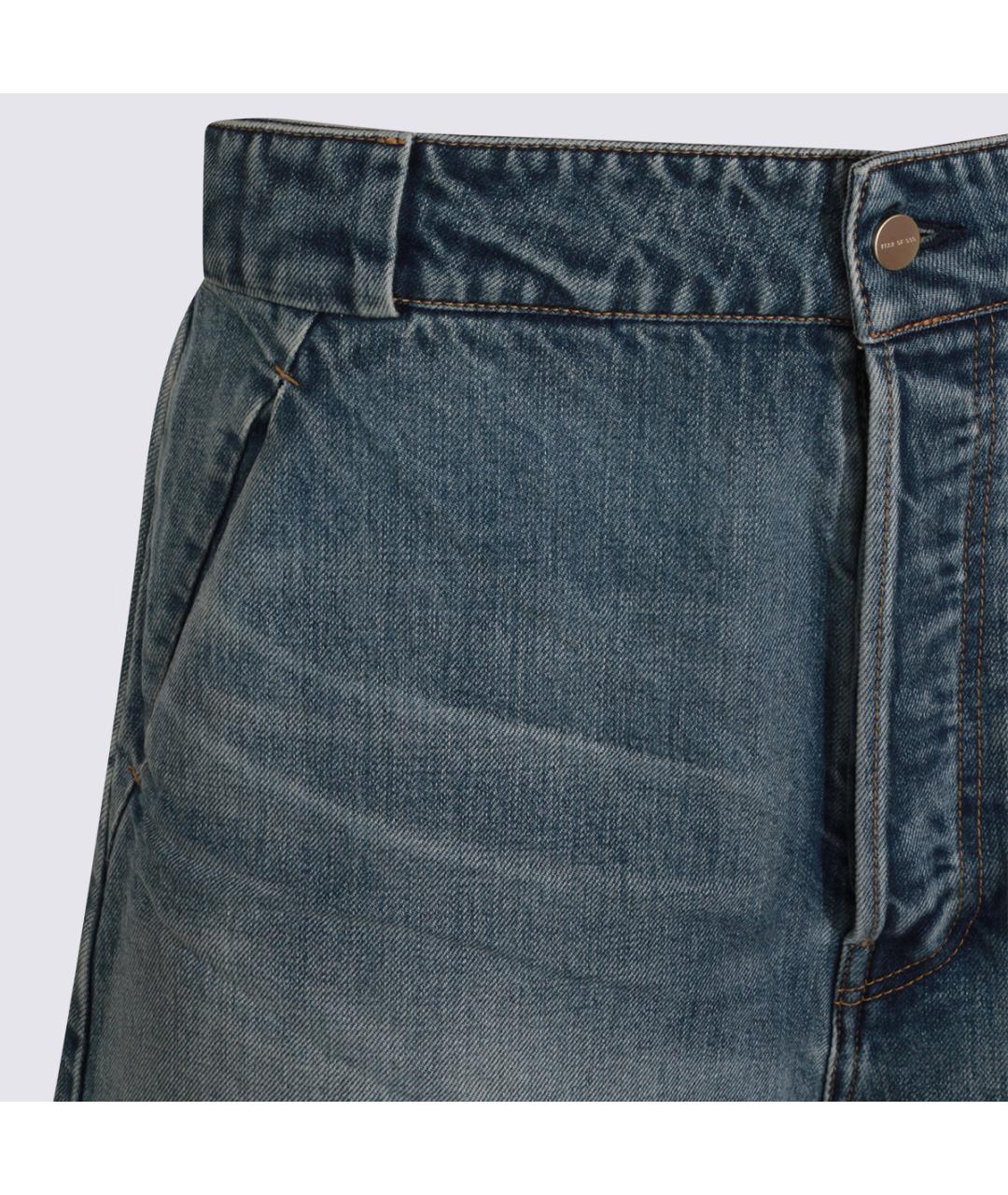 FEAR OF GOD Синие хлопковые шорты, фото 3