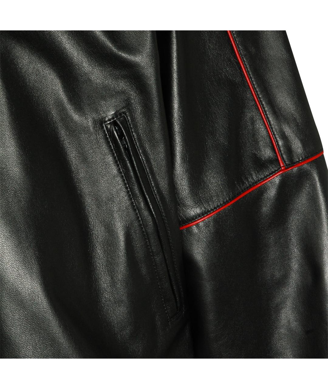 BALENCIAGA Черная кожаная куртка, фото 3