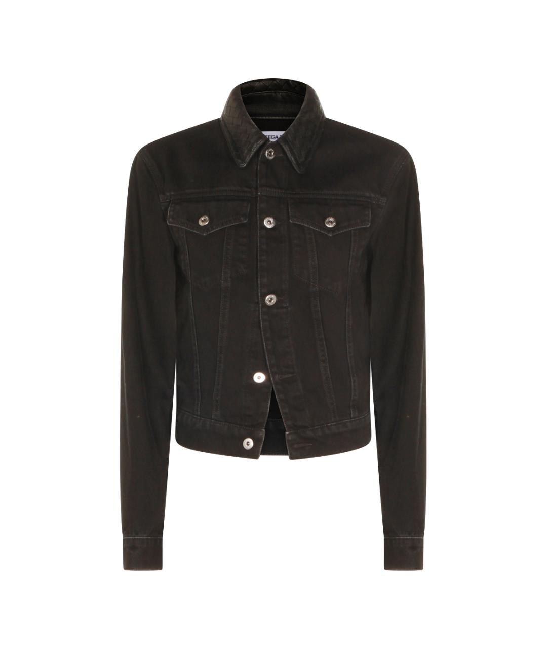 BOTTEGA VENETA Черная хлопковая куртка, фото 1