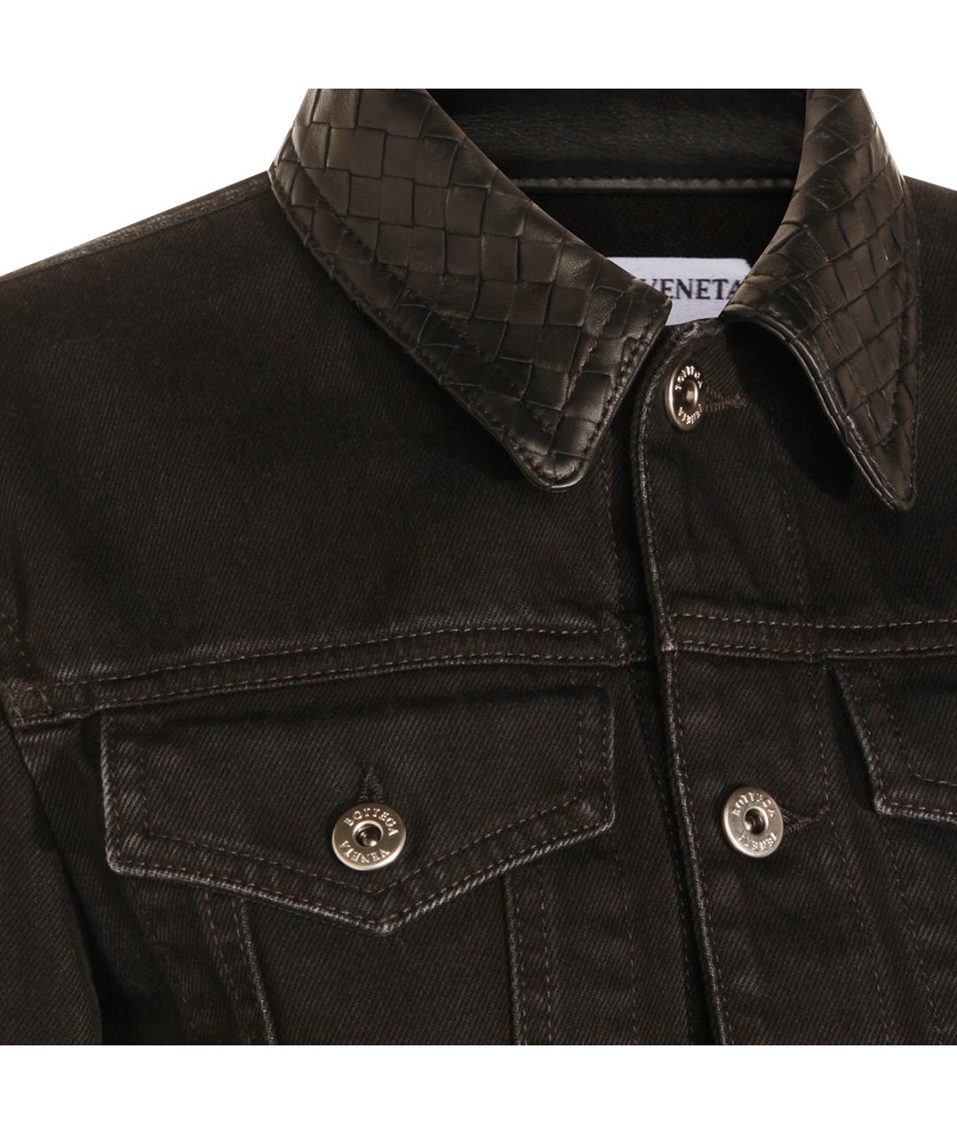 BOTTEGA VENETA Черная хлопковая куртка, фото 3