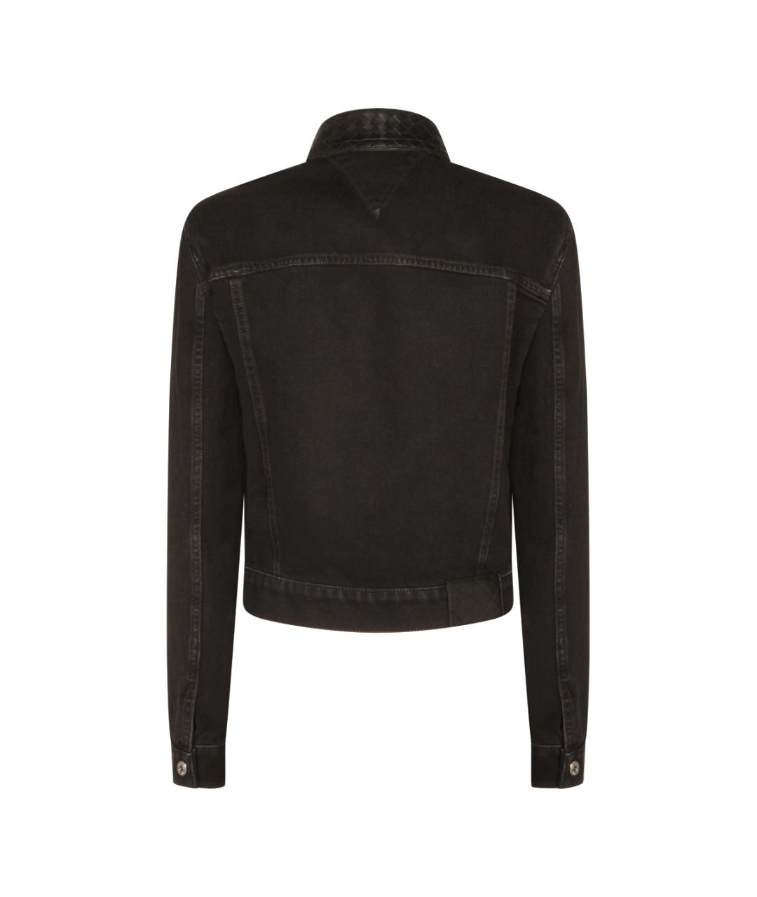 BOTTEGA VENETA Черная хлопковая куртка, фото 2