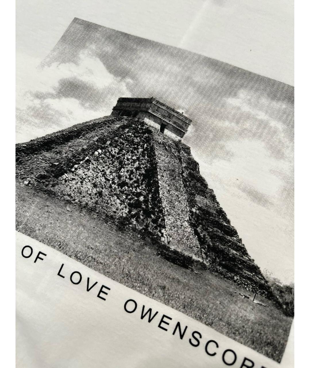 RICK OWENS DRKSHDW Белая хлопковая футболка, фото 3