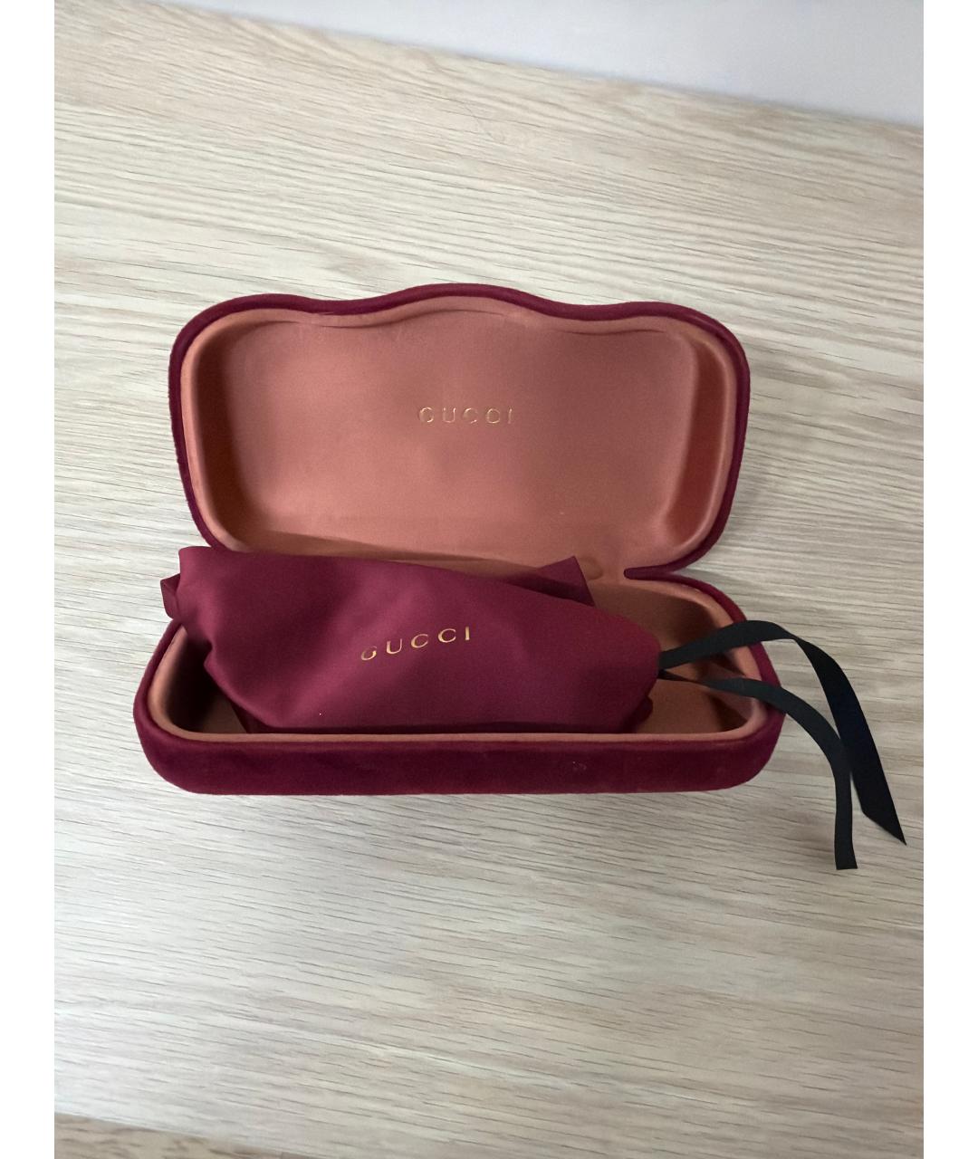 GUCCI Черные пластиковые солнцезащитные очки, фото 4