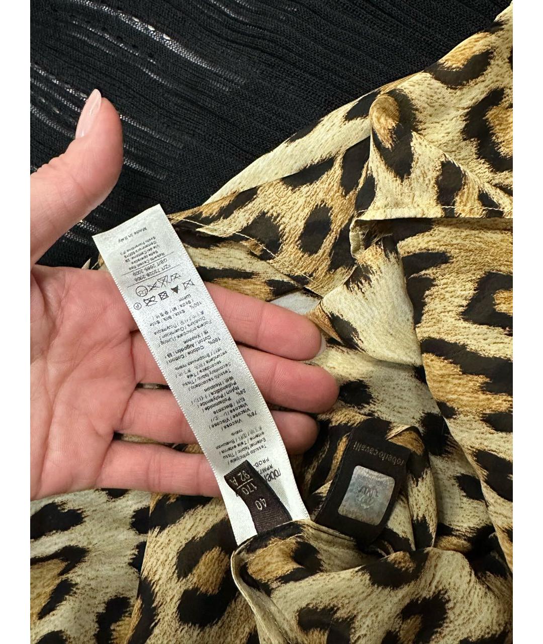 ROBERTO CAVALLI Черное коктейльное платье, фото 6