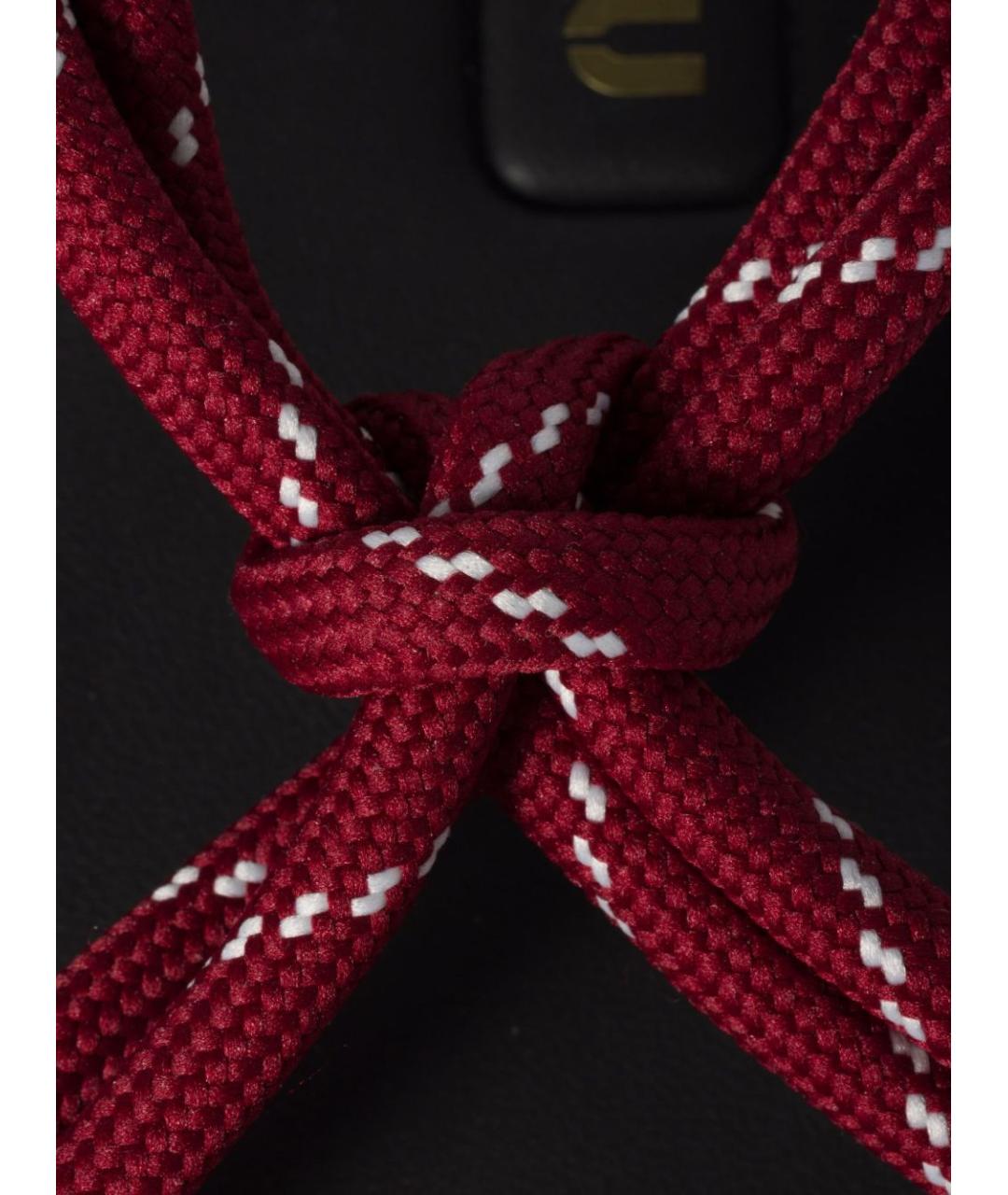 MIU MIU Бордовые синтетические сандалии, фото 4