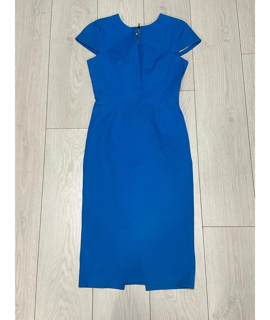 ROLAND MOURET Синее вечернее платье, фото 9