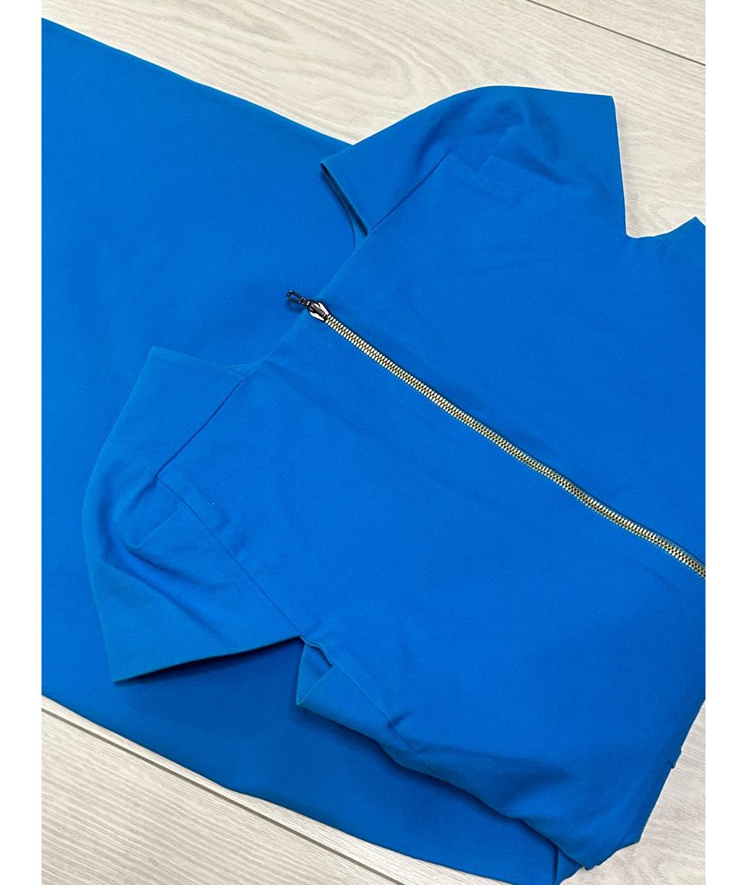 ROLAND MOURET Синее вечернее платье, фото 4