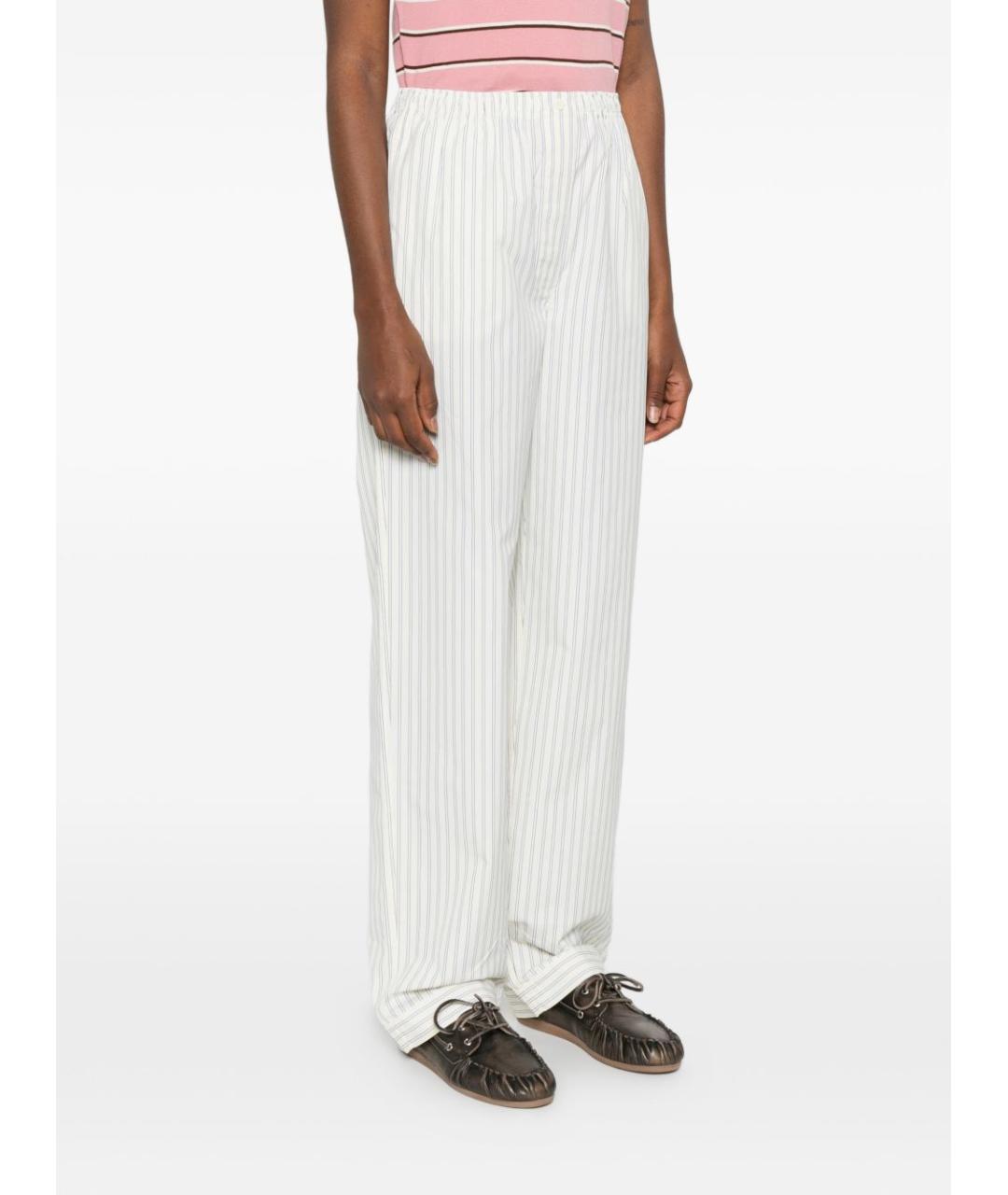 MIU MIU Хлопковые прямые брюки, фото 4