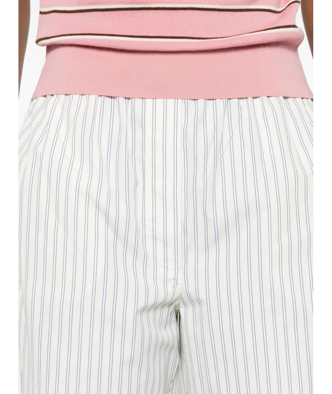 MIU MIU Хлопковые прямые брюки, фото 3