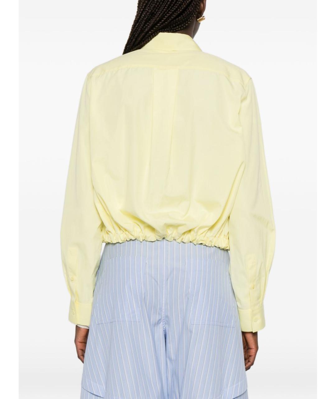 LOEWE Желтая хлопковая рубашка, фото 2