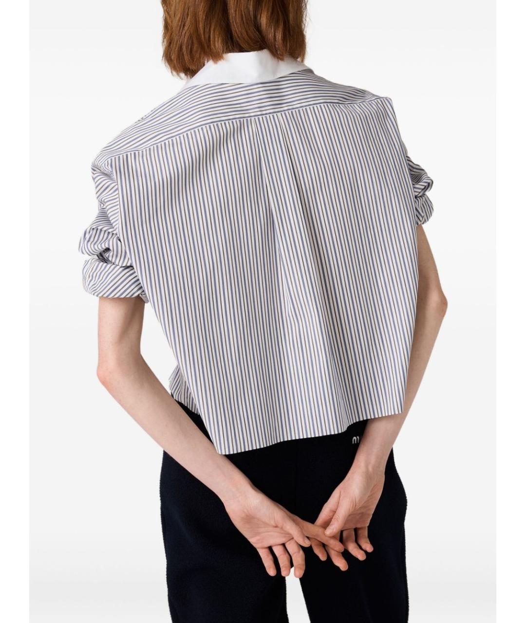 MIU MIU Мульти хлопковая рубашка, фото 4