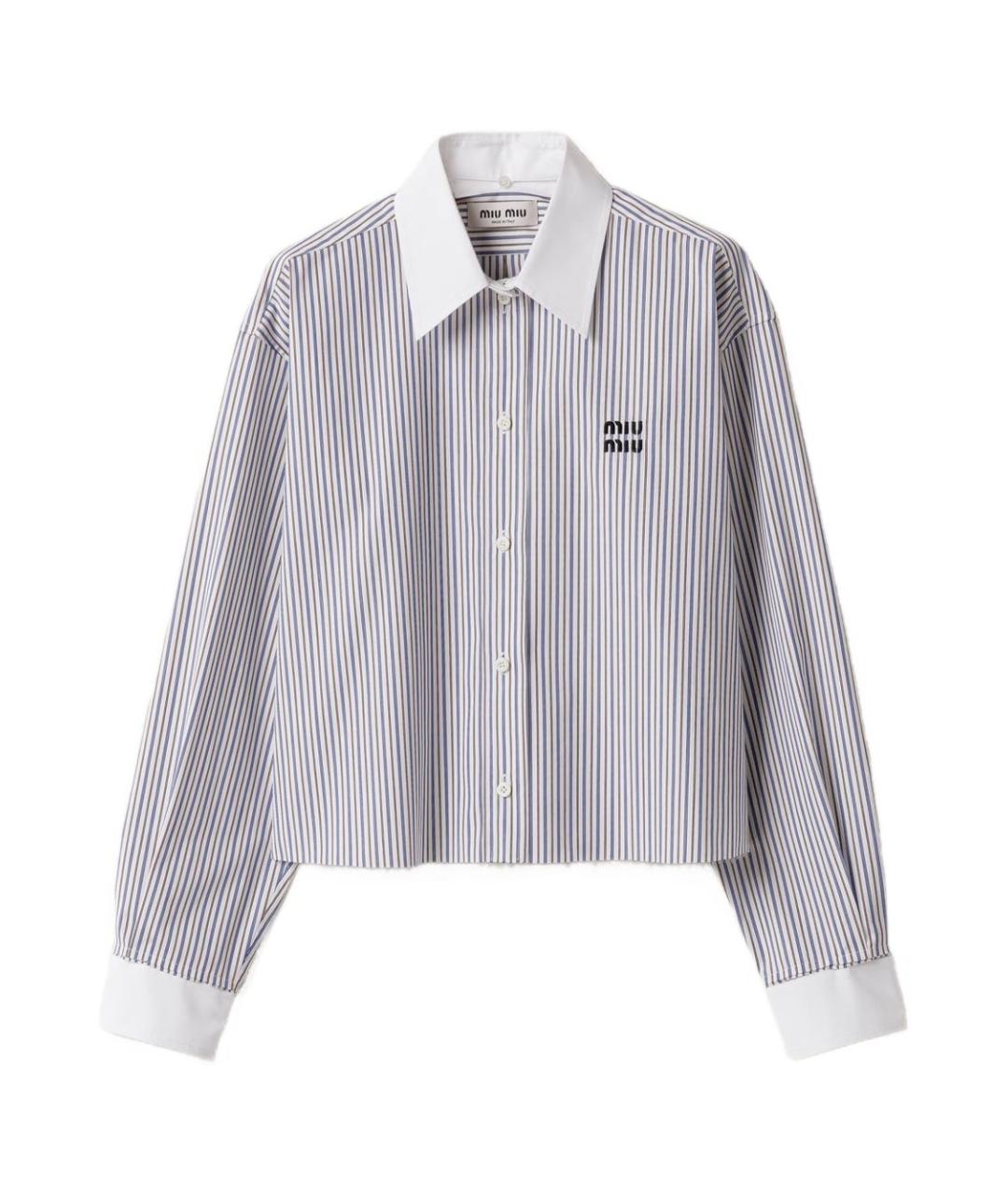 MIU MIU Мульти хлопковая рубашка, фото 1