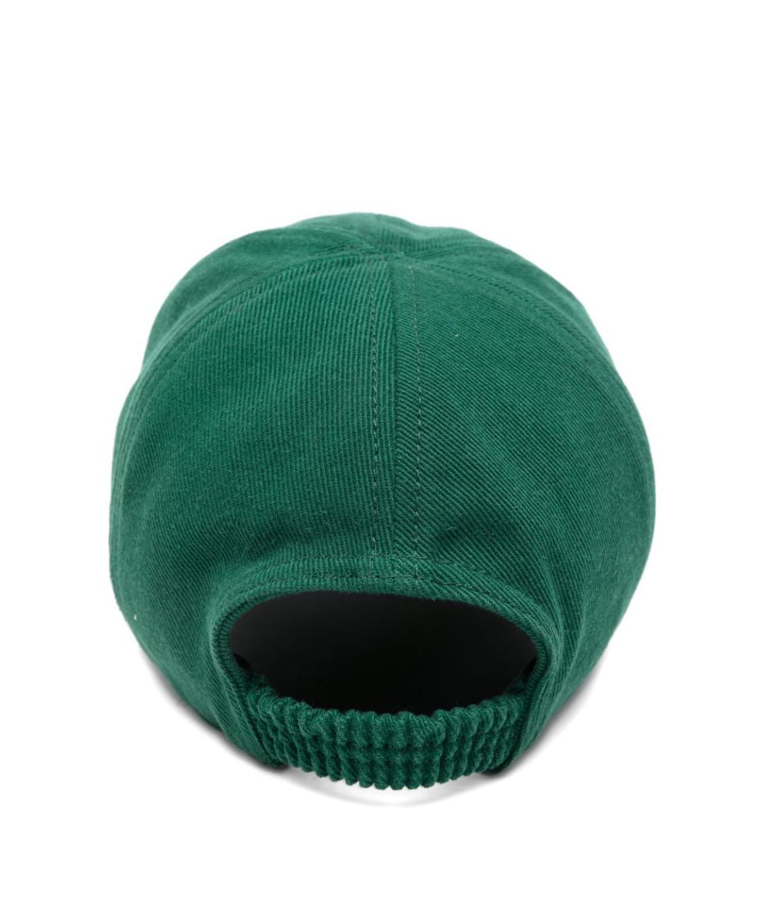 MIU MIU Зеленая хлопковая кепка, фото 2