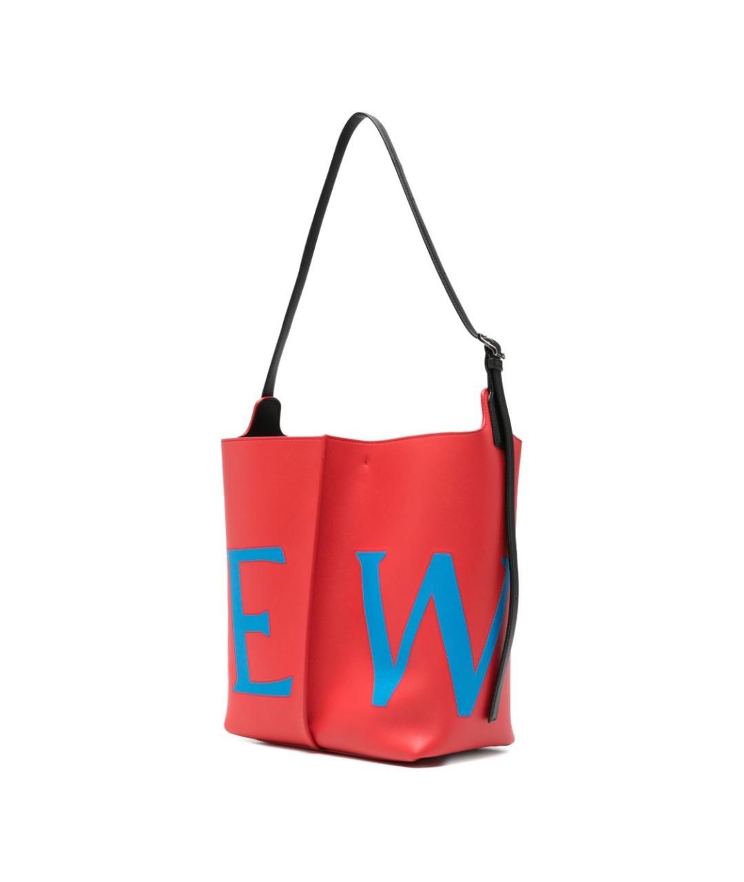 LOEWE Красная кожаная сумка тоут, фото 2