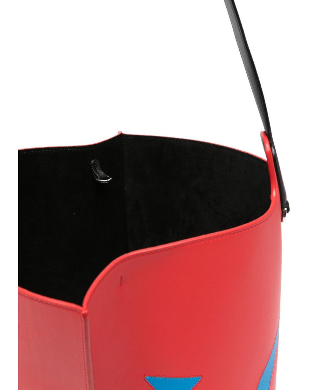 LOEWE Красная кожаная сумка тоут, фото 4