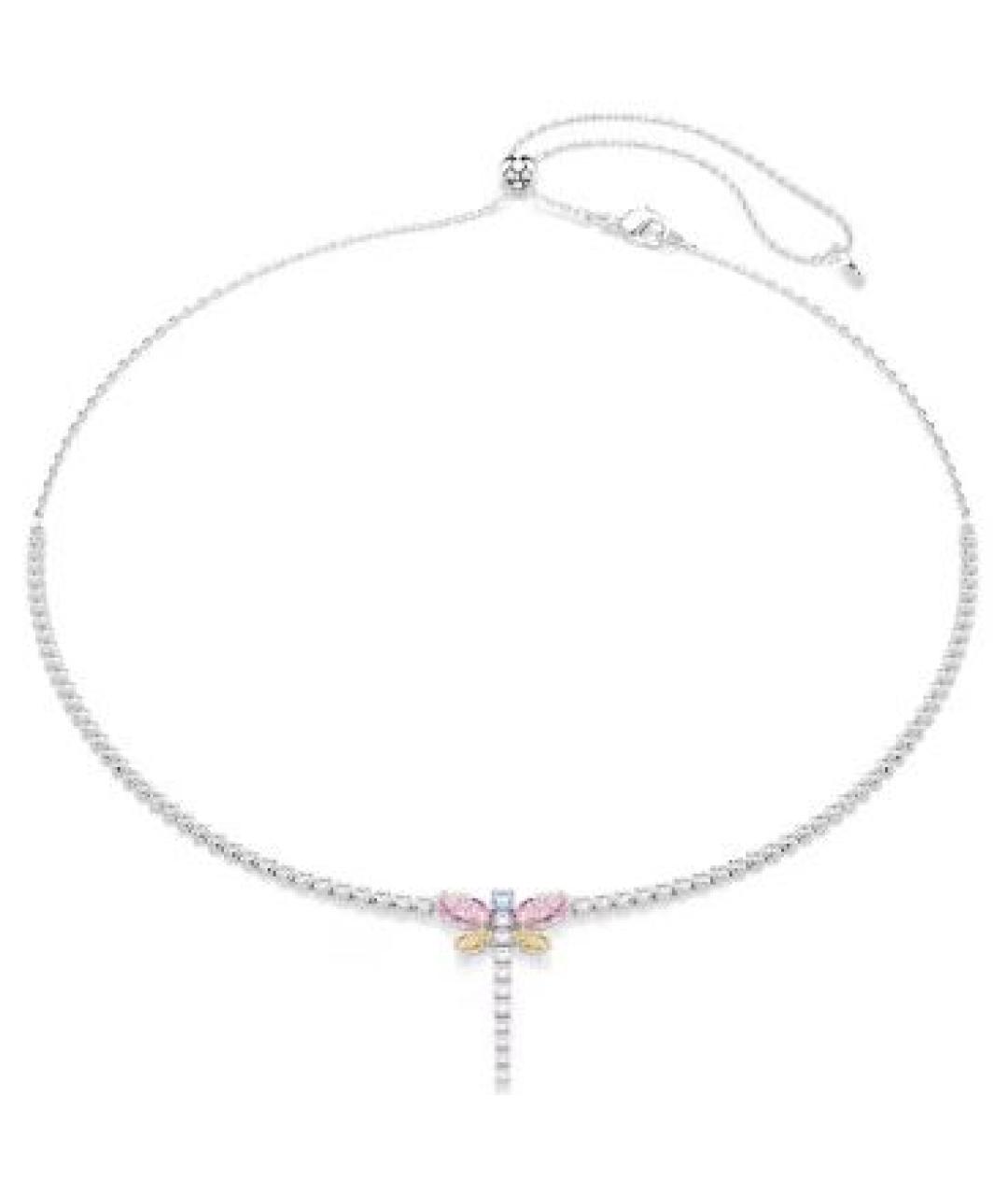 SWAROVSKI Серебряное металлическое колье, фото 1