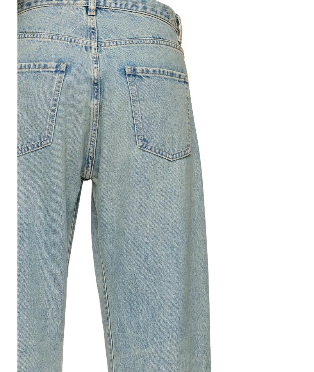 MAISON MARGIELA Хлопковые прямые джинсы, фото 3