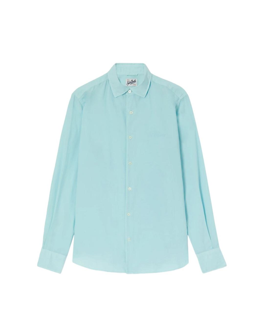 MC2 SAINT BARTH Зеленая хлопковая кэжуал рубашка, фото 1