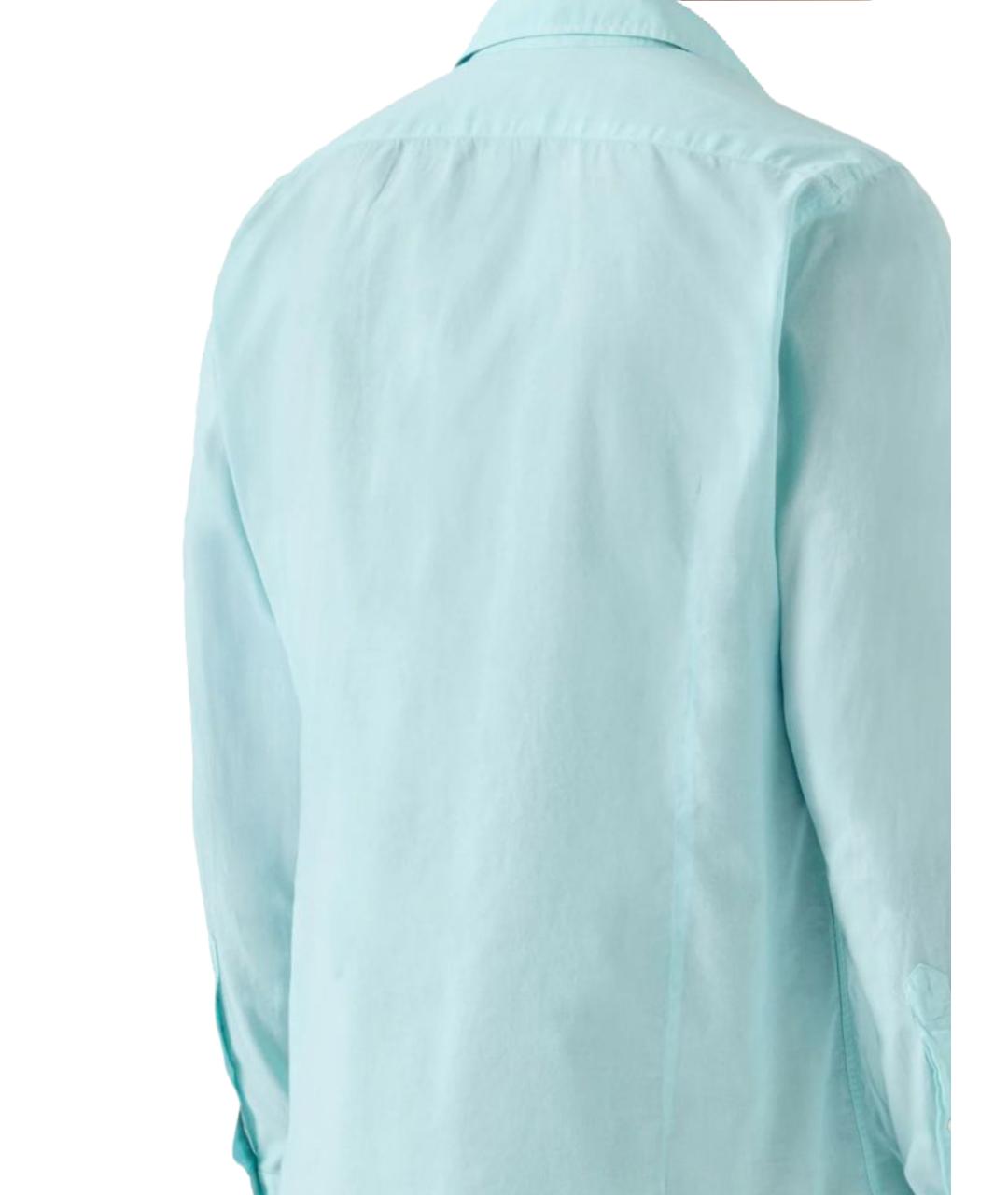 MC2 SAINT BARTH Зеленая хлопковая кэжуал рубашка, фото 3