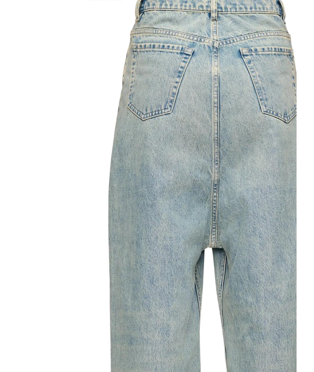 MAISON MARGIELA Хлопковые прямые джинсы, фото 3