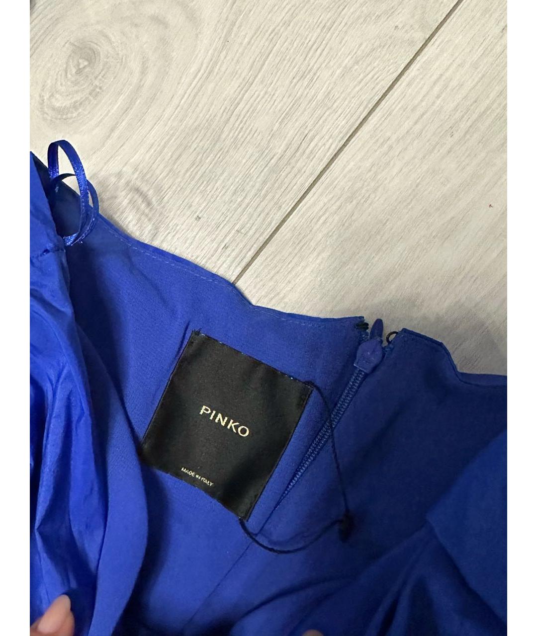 PINKO Синее коктейльное платье, фото 5