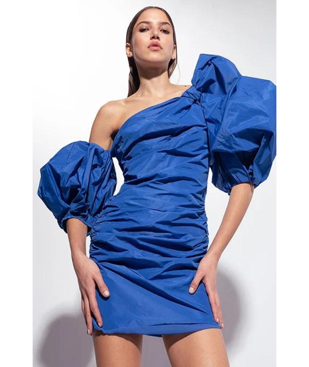 PINKO Синее коктейльное платье, фото 2