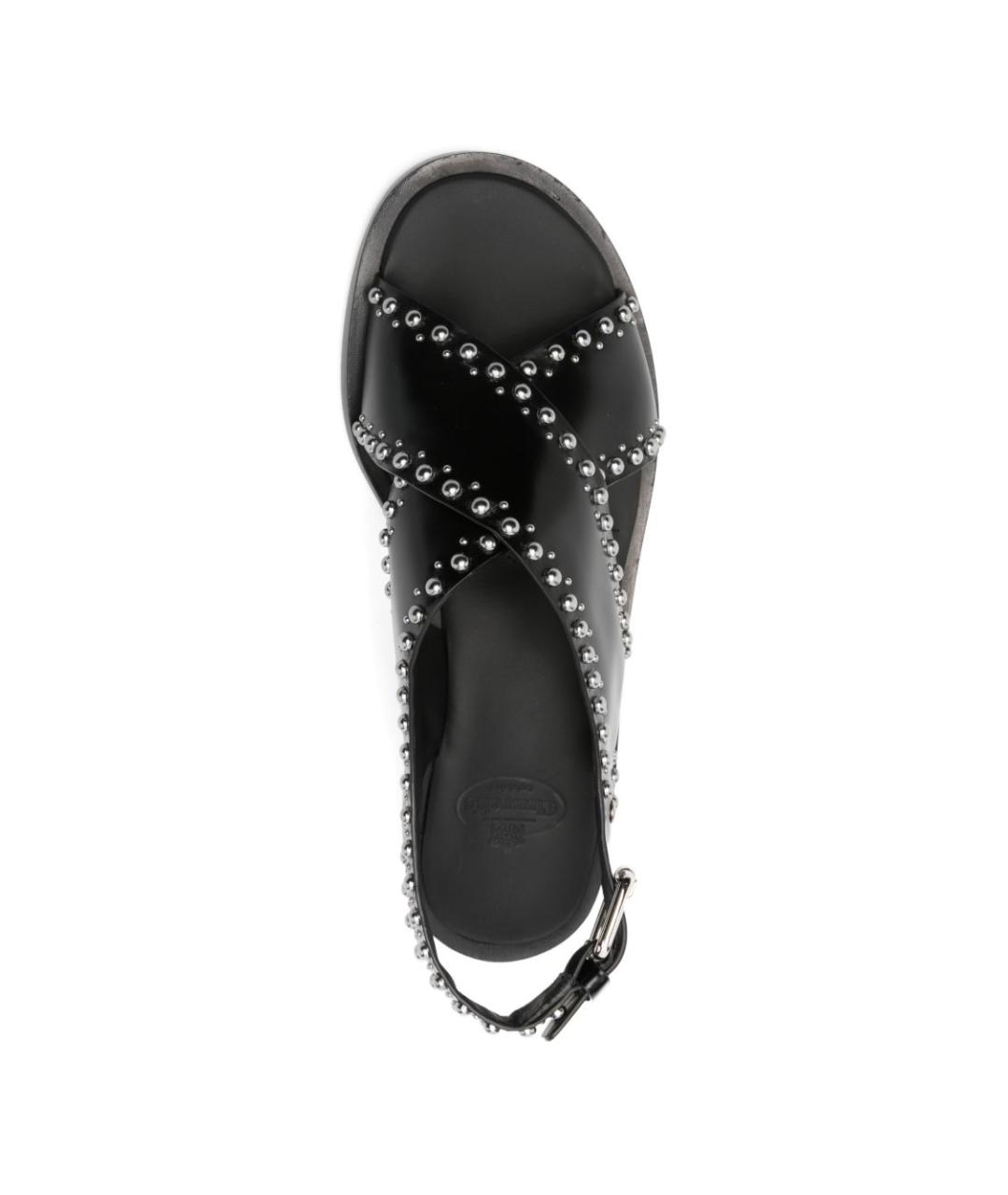 CHURCH'S Черные кожаные босоножки, фото 3