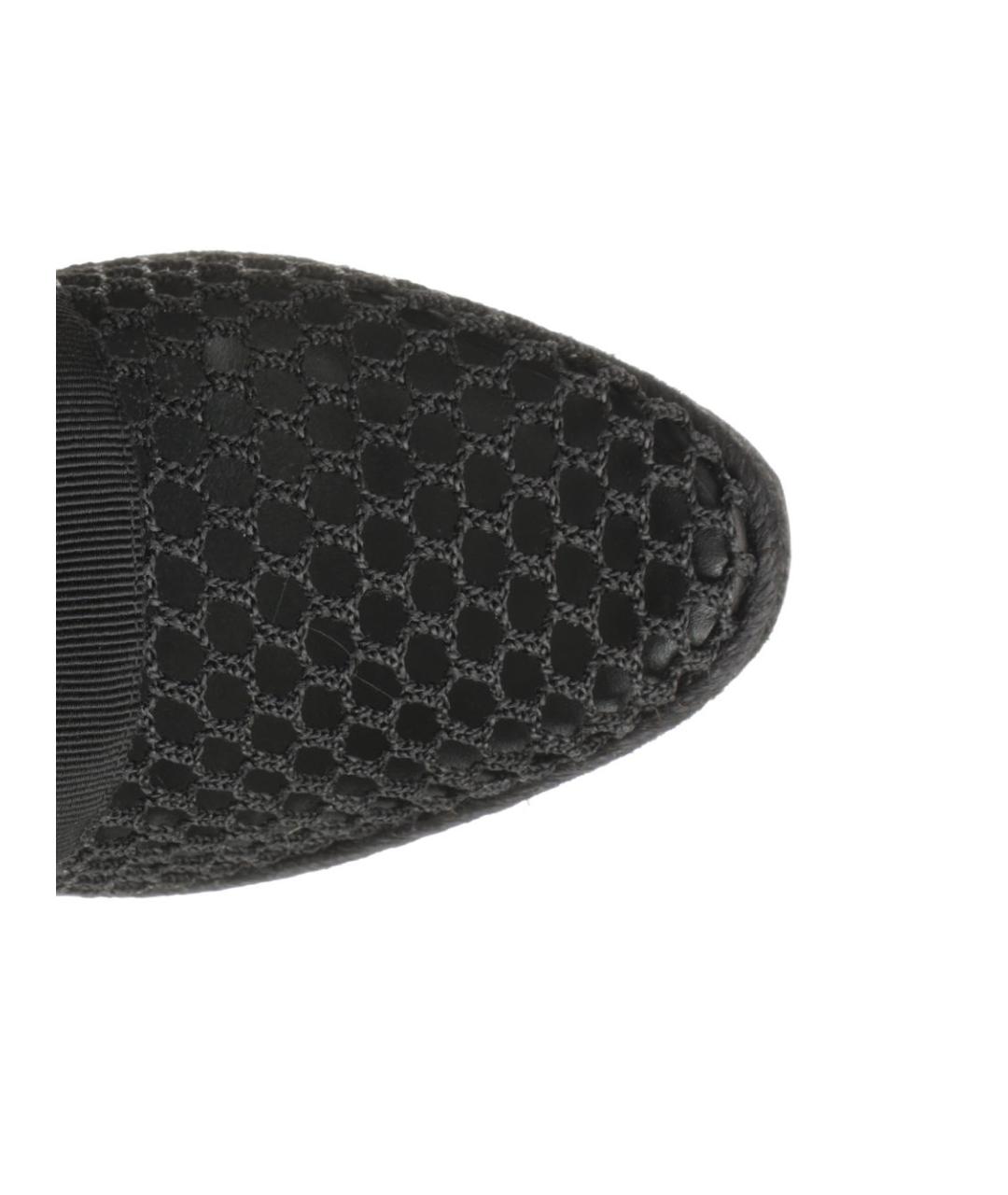 CHRISTIAN LOUBOUTIN Черные синтетические эспадрильи, фото 4