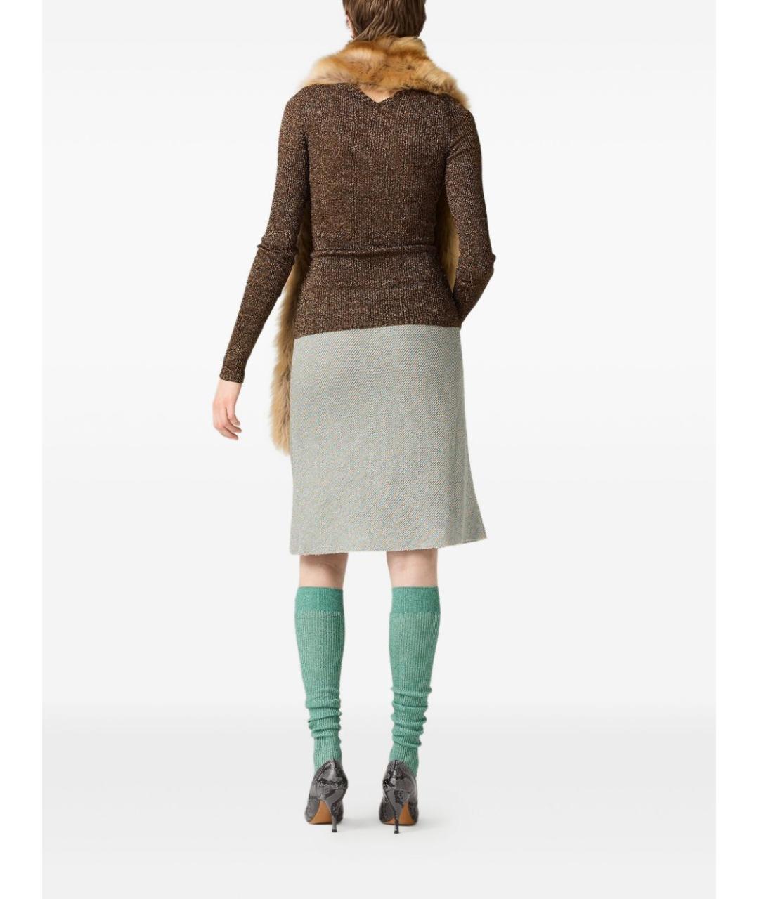 MIU MIU Мульти юбка миди, фото 3