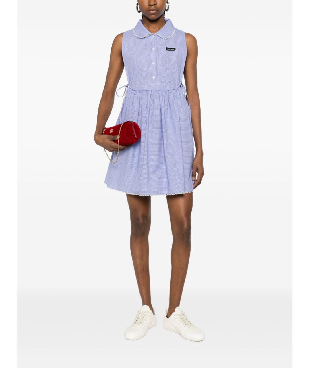 MIU MIU Хлопковое повседневное платье, фото 4